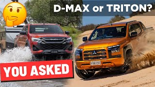 You asked: 2024 Isuzu D-Max or Mitsubishi Triton, what should you buy