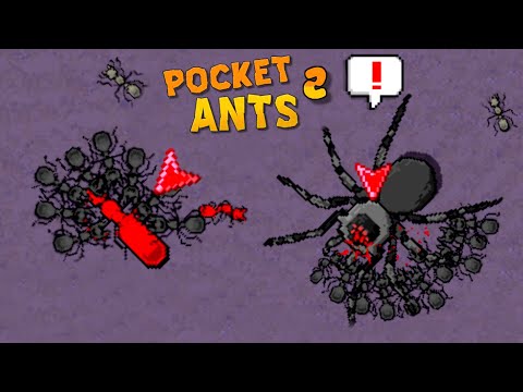 KIRMIZI KARINCALARI ve TARANTULAYI YOK ETTİM  - Pocket Ants: Colony Simulator! TÜRKÇE - BÖLÜM 2