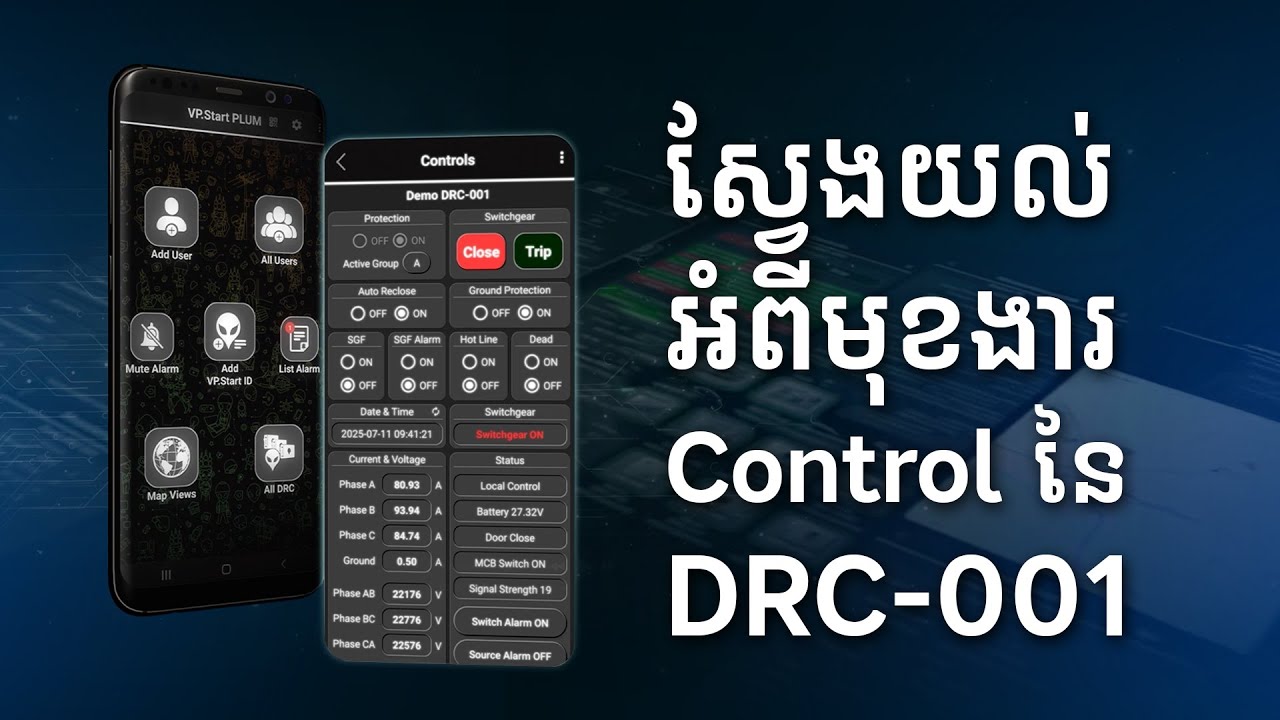 Explore the Control feature of the DRC-001