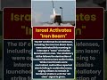 Israel Activates "Iron Beam" as Iran Launches Massive Ballistic Missile Salvo