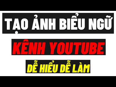Cách tạo ảnh biểu ngữ cho kênh youtube đơn giản và nhanh #27