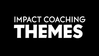 Laser Focused Coaching: IMPACT, THE CHANGE CATALYST