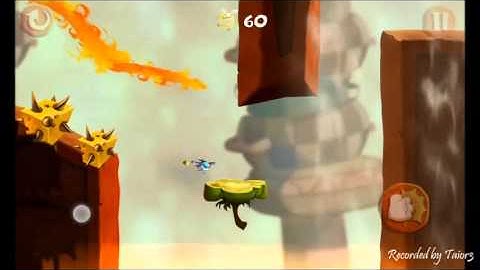 Rayman Fiesta Run Level 31 Invaded Giant Cook Walkthrough PERFECT 100%
