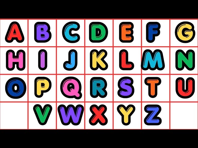 ABCDEFGHIJKLMNOPQRSTUVWXYZ| Learn ABCD | Learn A-Z - YouTube