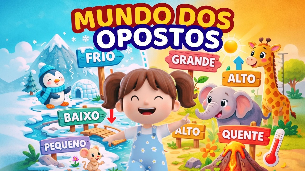 Claro ou Escuro? ☀️ 🌚 Mundo dos Opostos!! Música Infantil Divertida | Turma da Jade