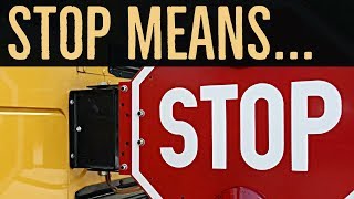 Stop for School Buses: Fines start at $100