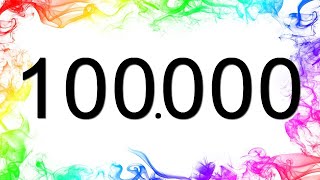 [112] Números de 1 a 100000 | 1 a 100 mil | 1 a 100.000 | Fonte preta e Fundo Branco | Ito ABC