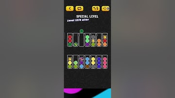 Ball Sort Puzzle Special Level after Level 1375 / Lock Ball and Key Ball and Question Mark Ball