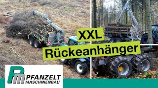 Die XXL Rückeanhänger für den Holztransport im Wald und auf der Straße | Pfanzelt logline Rückewagen