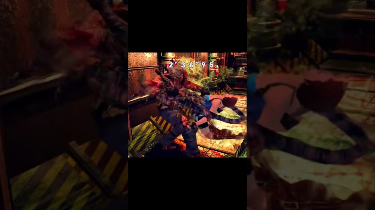 Jill vs Nemesis with his final humanoid form 