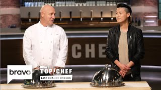 The Winner of This Week's Challenge Will Return to Top Chef! | Last Chance Kitchen (S18 E6) Part 1