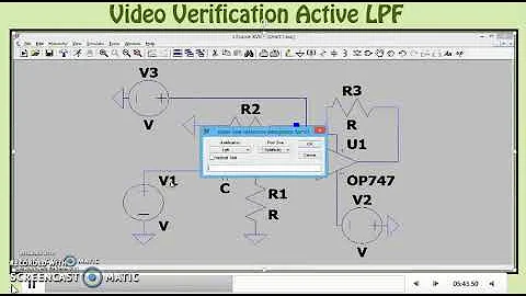 RC Active High Pass Filter on LTSPICE with Theory