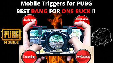 Mobile Triggers for PUBG -BEST BANG FOR ONE BUCK 💲🎮📱🔥🔫