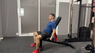 Curl De Biceps Banco Inclinado