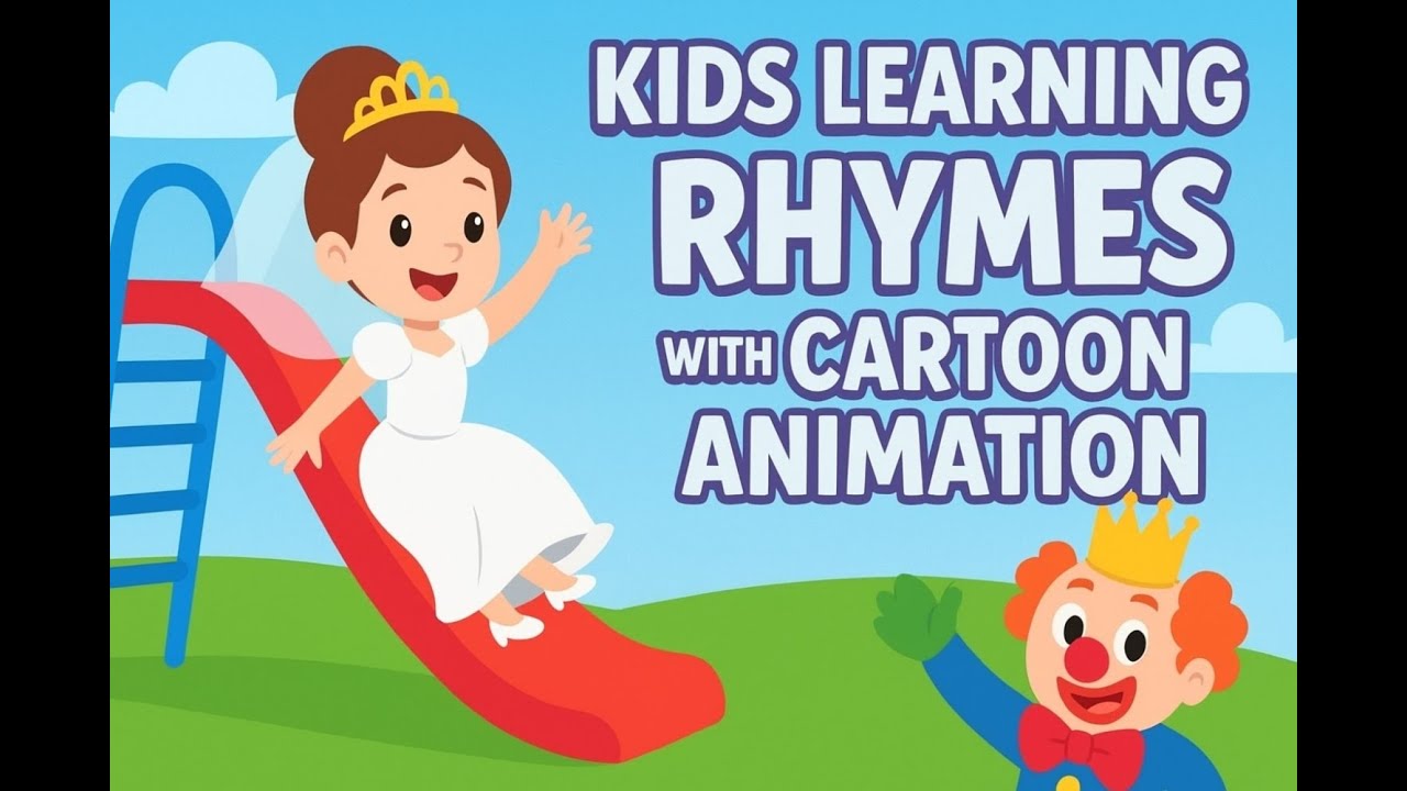 Kids Learning Rhymes with Cartoon Animation | Fun Rhyming Words for ...