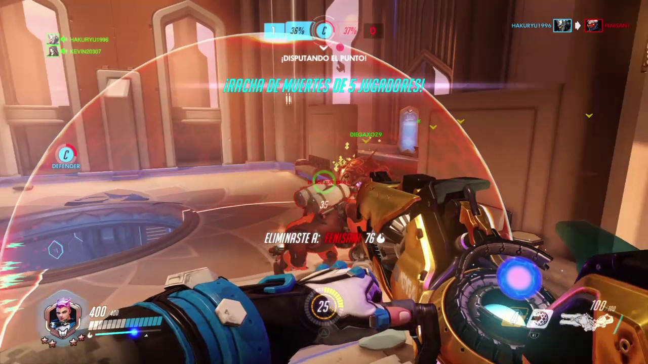 Zarya On Fire Overwatch YouTube