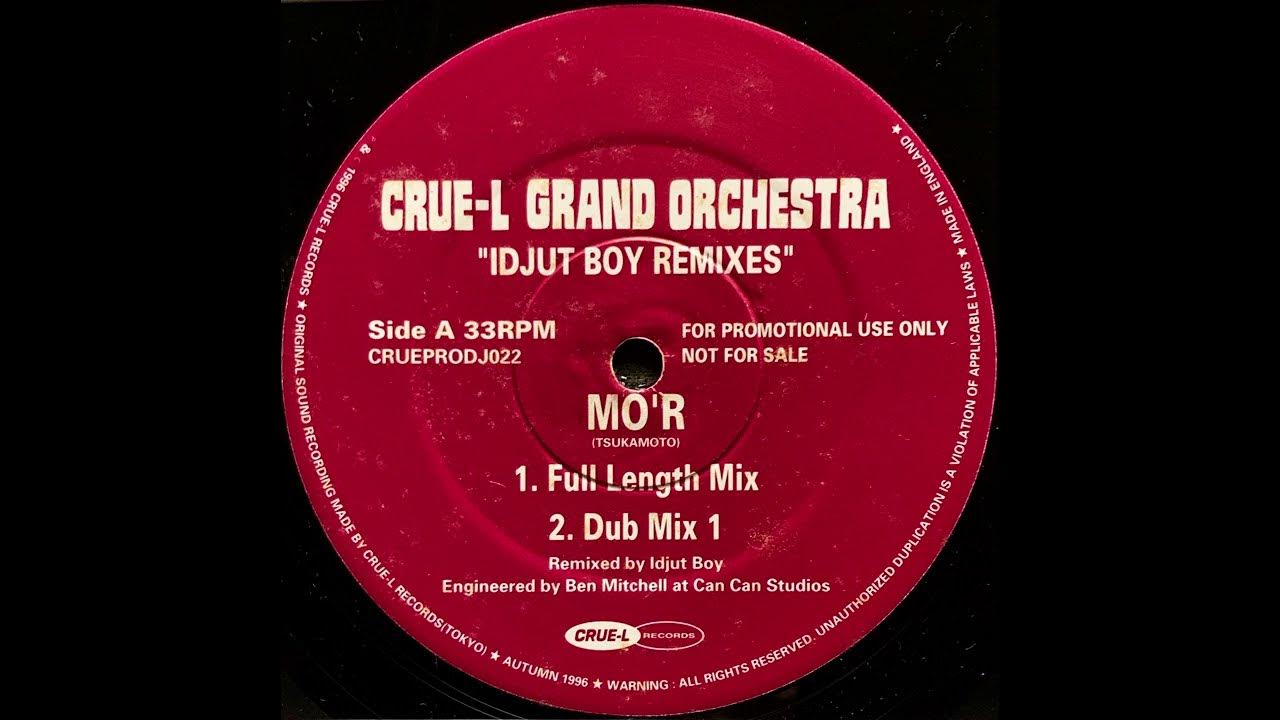 Crue-L Grand Orchestra - Mo'R (Idjut Boy Full Length Mix) - YouTube