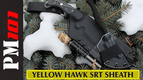 Habilis SRT/Nomadic Hunter Kydex Piggyback Sheath by Yellow Hawk  - Preparedmind101