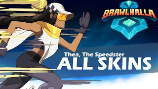 Brawlhalla Thea ALL SKINS Showcase