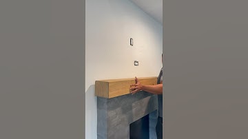 FIREPLACE MAKEOVER | BUILDING THE MANTEL FOR $12