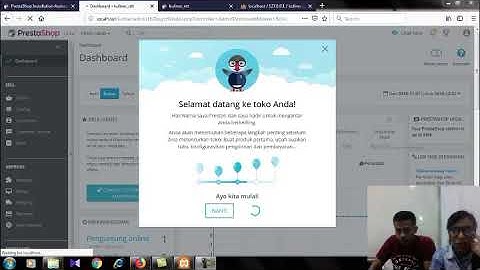 TURORIAL MEMBUAT WEBSITE ECOMMERCE MENGGUNAKAN SITUS PRESTASHOP