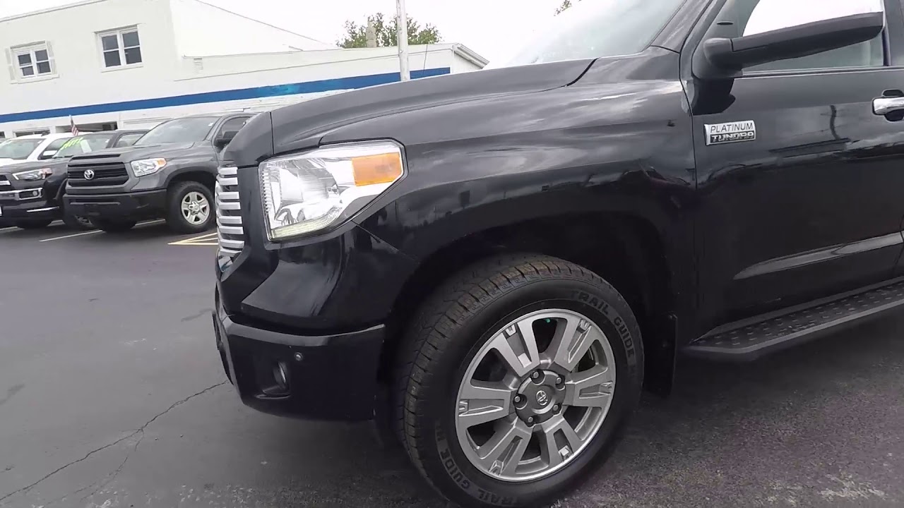 3181W 2016 Toyota Tundra Platinum 4x4 - YouTube