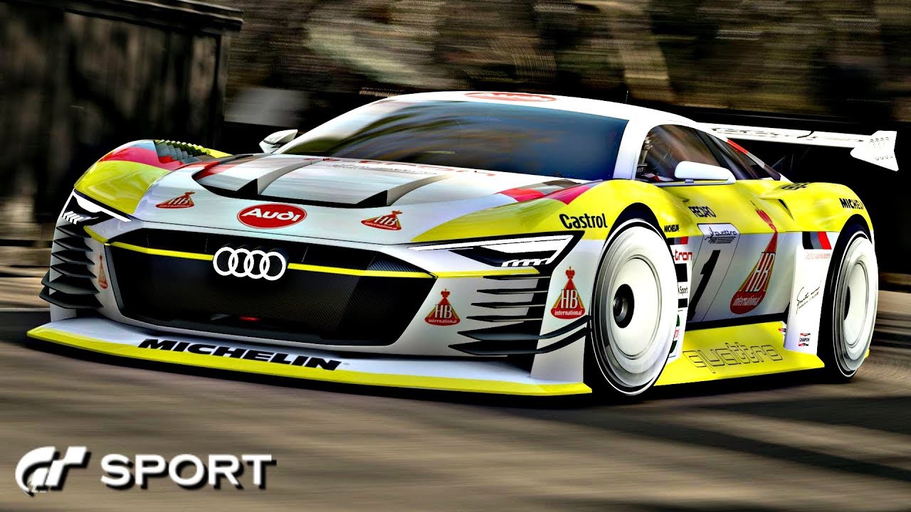 Gt sport отзывы. Ауди Гран Туризмо. Ауди ВИЗИОН ГТ. Audi Gran Turismo Sport. Audi Vision gt.