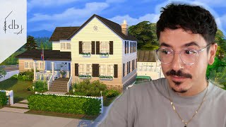 Building a MAINE HOUSE Using GOOGLE EARTH | The Sims 4