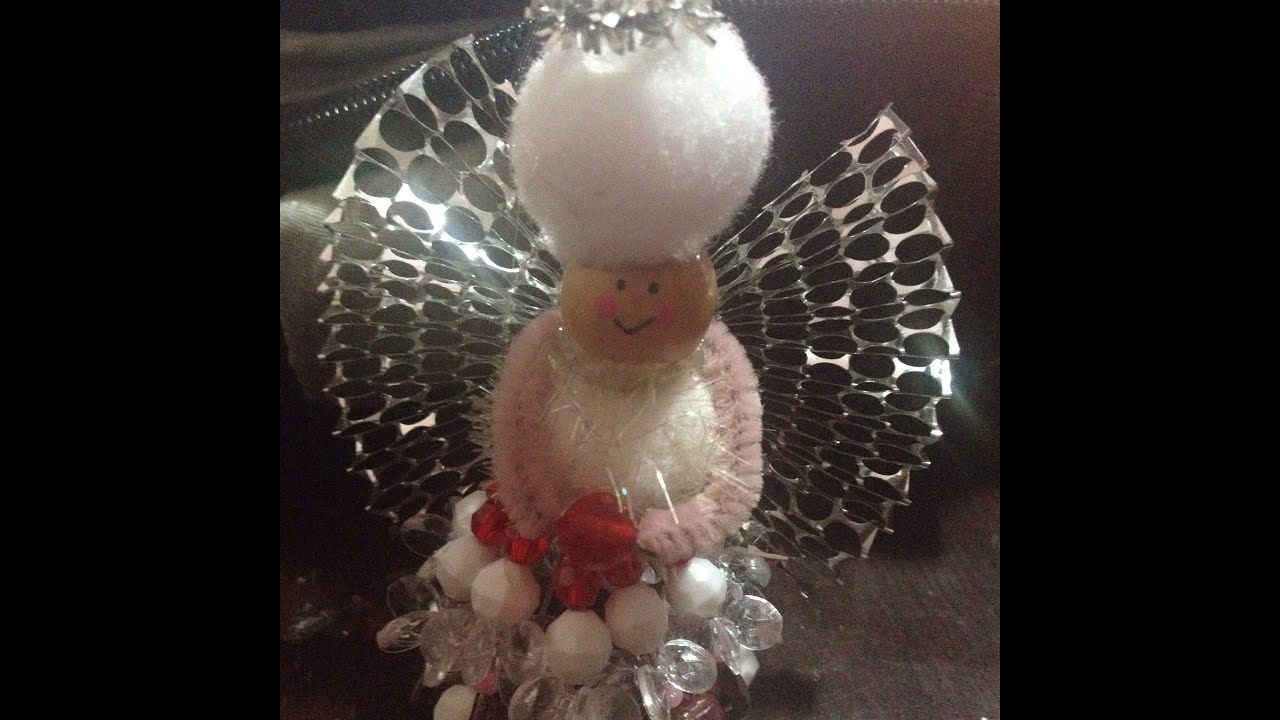 Safety Pin Angel Made simple With Beads YouTube