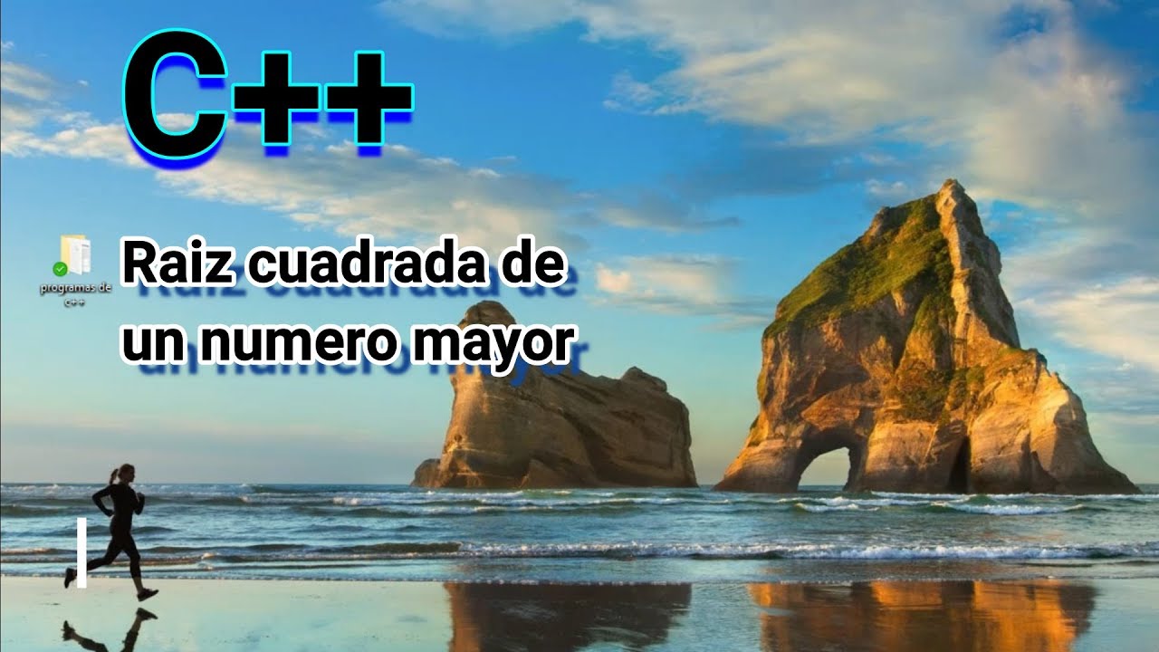 ( 4 ) Raiz cuadrada de un numero mayor en c++ - YouTube