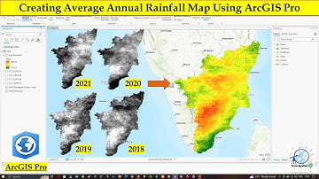 Creating Average Annual Rainfall Map Using ArcGIS Pro | Step-by-Step Tutorial