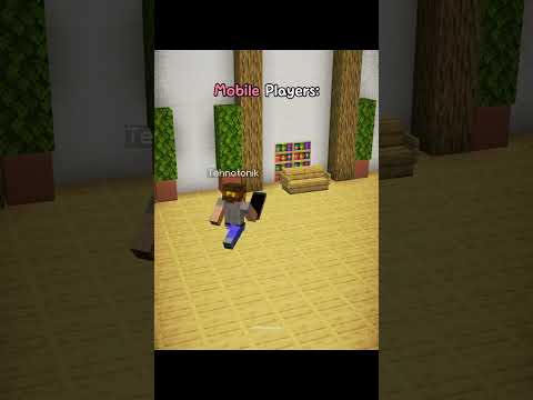 لحظة لعب ماين كرافت على الكمبيوتر أو الهاتف المحمول