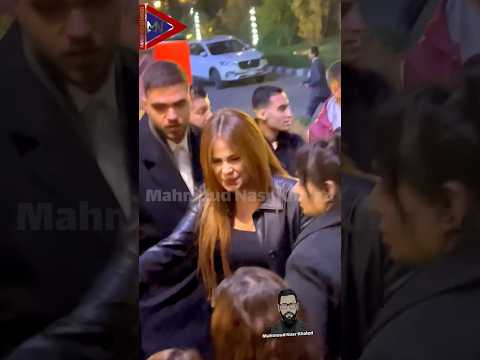 كارول سماحة تواسي انوسة كوتة زوجة محمد رحيم في العزاء