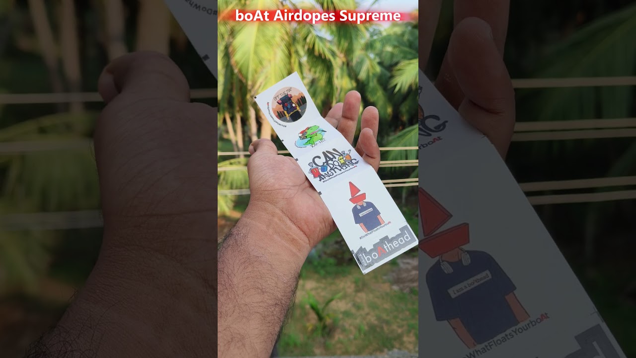 boAt Airdopes Supreme Quick Unboxing 