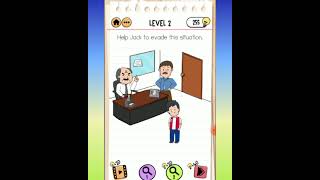 Brain Test 2 -Prom Dates: Level 2 Help Jack evade the situation screenshot 4