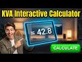 KVA Calculator — How to Use It | Engineering Tool