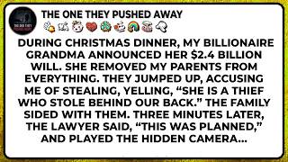 At Christmas Dinner, My Billionaire Grandma Announced Her Will, My Parents Called Me a Thief, But...