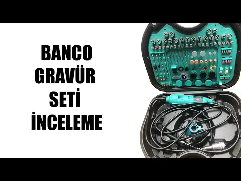 Banco Gravür Seti İnceleme (Neler Yapılır)