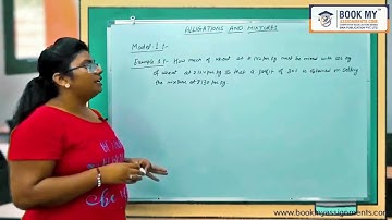 2  ALLIGATIONS AND MIXTURES MODEL 1 EXAMPLE 1 SIMPLE MIXTURES