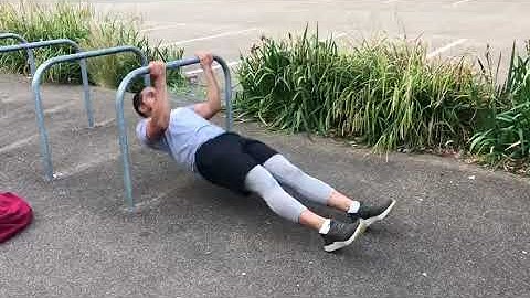 Inverted bicep curl   easy & hard