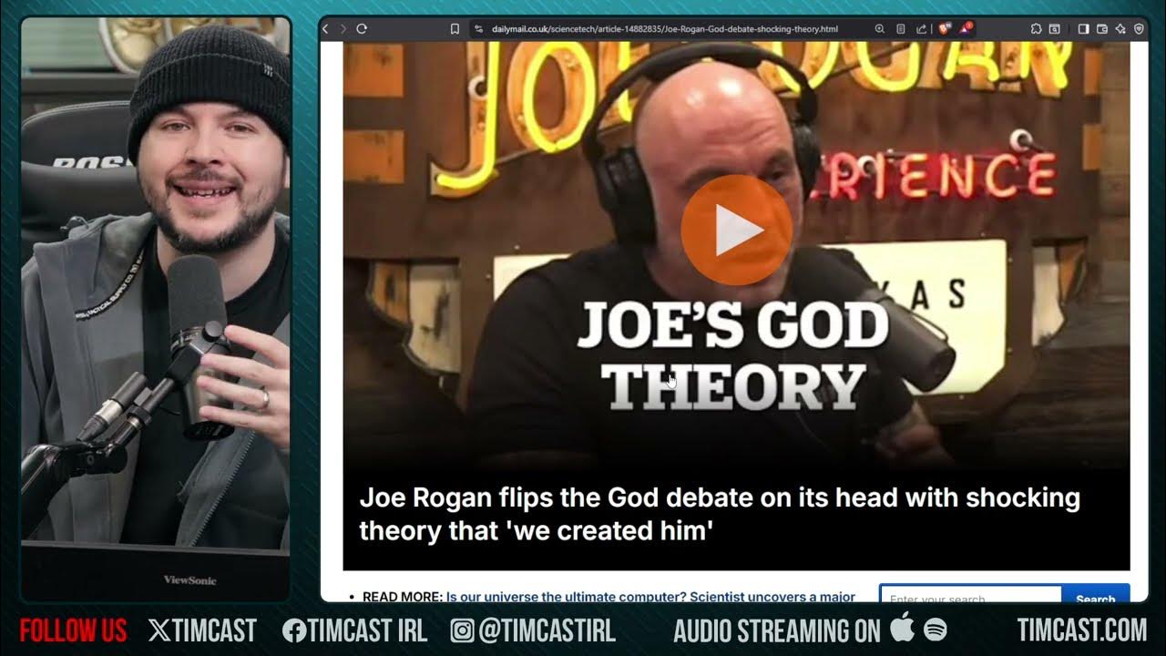 Joe Rogan Drops AI Theory Of God, Says WE Will Bring The Return Of Jesus