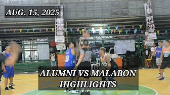 AUG 15, 2025 - "MBS BASKETBALL LEAGUE" "ALUMNI VS MALABON" HIGHLIGHTS WITH SLOW MITION.