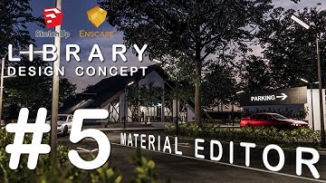 Enscape for sketchup #5/8 - Enscape Tutorial Tips Material Editor