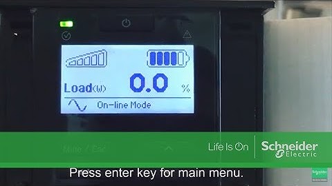How to disable on battery beep of SRC5KUXI through the display.