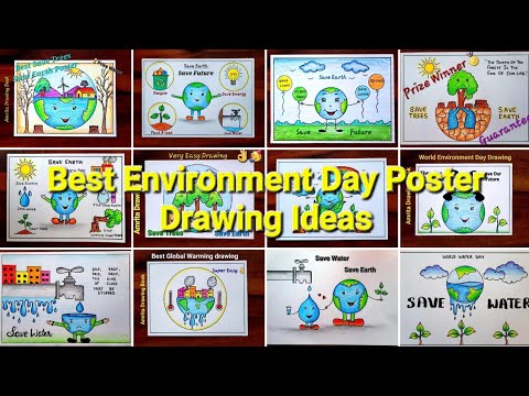 Best Environment Day Poster Drawing Ideas | World environment Day 2023 Poster Idea | Creative Poster