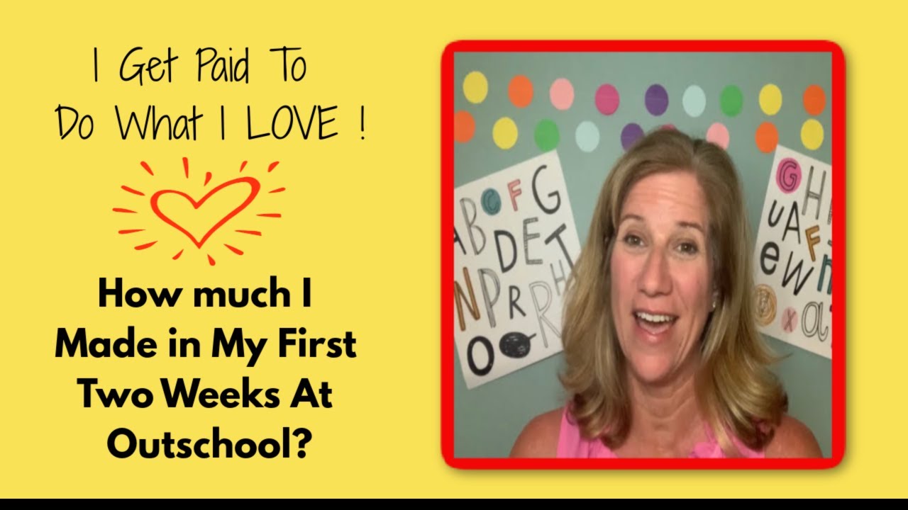 How much money $$ I made in my first two weeks at Outschool - YouTube