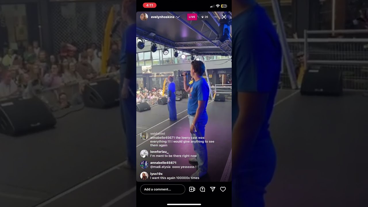 evelyn hoskins | instagram live -birmingham hippodrome -42 balloons - laura dawn pyatt -25/8/24