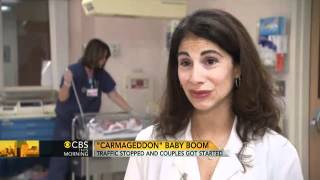 California's "carmageddon" baby boom