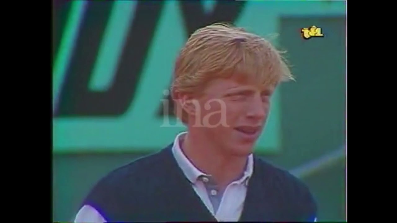 Roland Garros 1986 QF Pernfors vs Becker