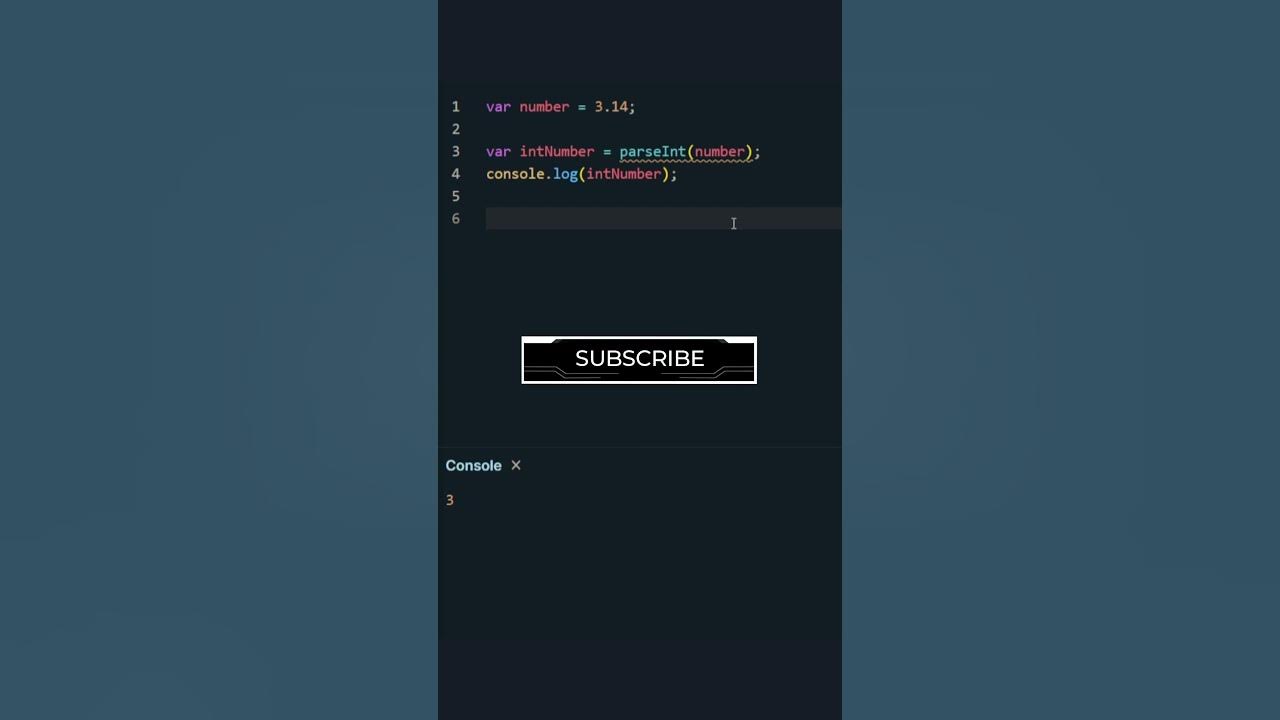 Integer conversion trick in javascript javascript programming coding